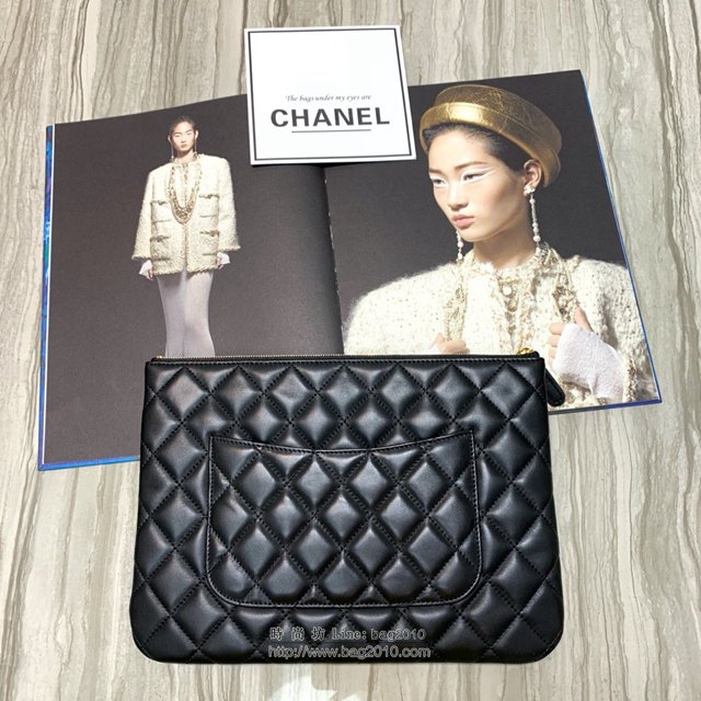 Chanel女包 86030 經典格紋羊皮 專櫃最新款暢銷款Chanel手包 Chanel手拿包  djc2930